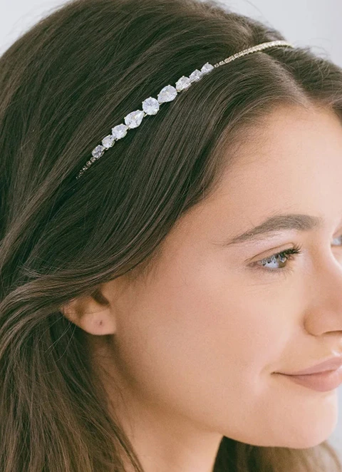 Simple Zircon Headband