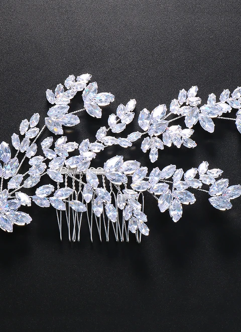 Bridal Zircon Hair Comb